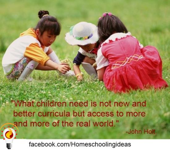 John Holt - what children need is not more and better curricula.