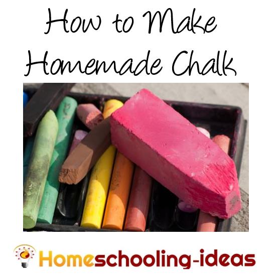 Homemade Chalk - How to make chalk