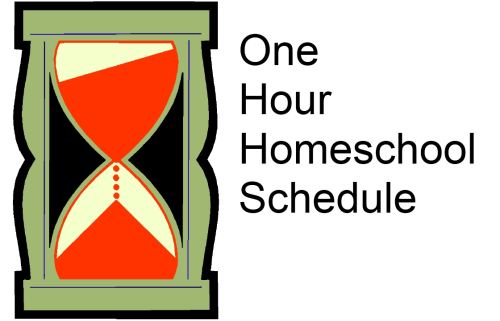 One hour homeschooling schedule.