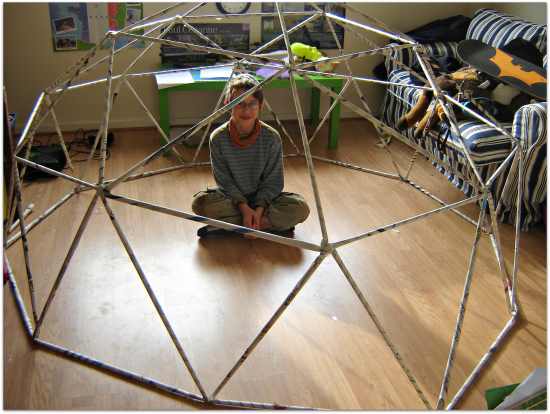 Make a geodesic dome