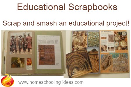 Scrapbook Ideas for Kids while Homeschooling - JK Crafts