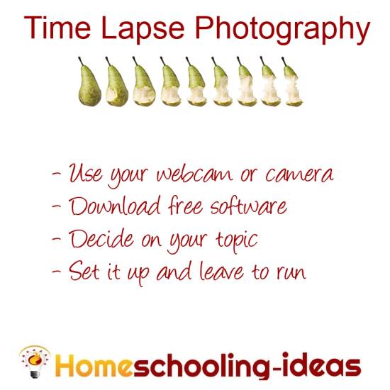 Time Lapse Photography for Homeschool