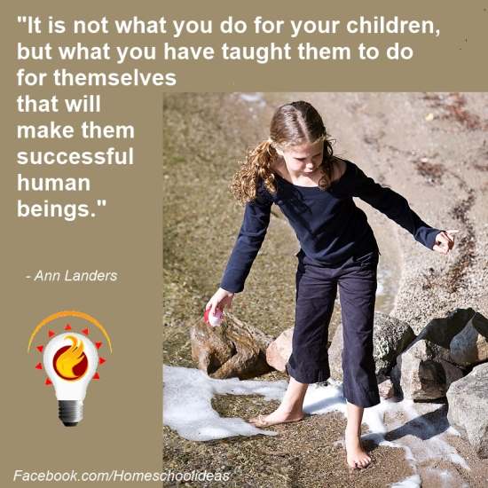 It is not what you do for your children.