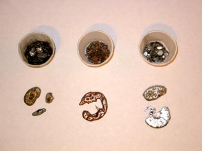 Bronze, Copper, and Tin Smelted From Ore