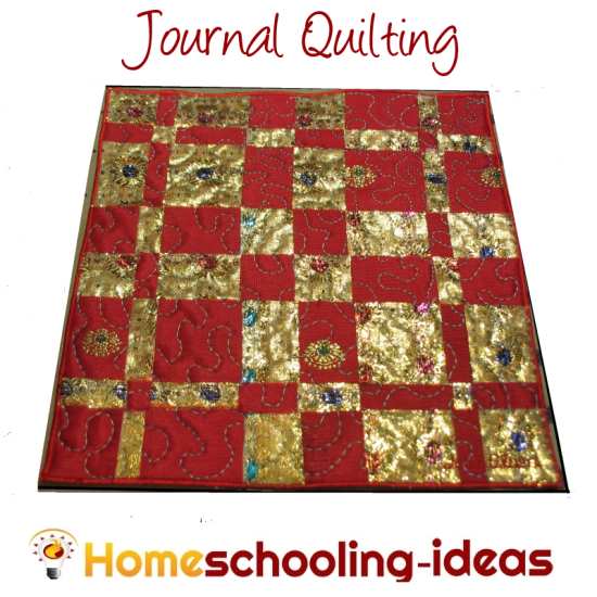 Journal Quilting in homeschool