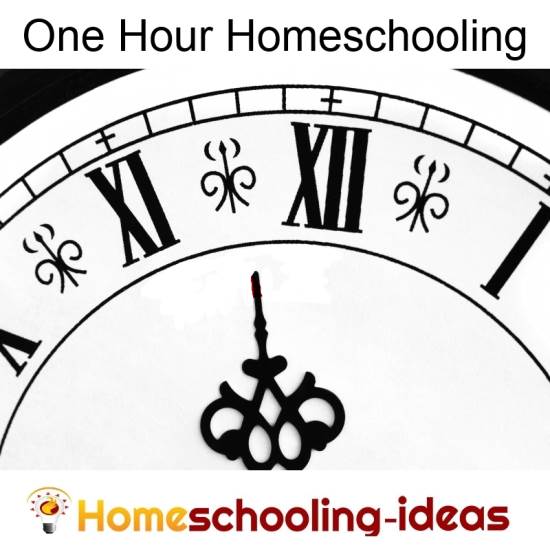 Ohe Hour Homeschool Schedule