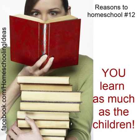 Reasons to Homeschool - you learn as much as the children!