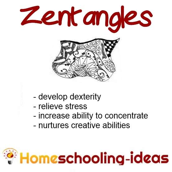 zentangles for homeschooling